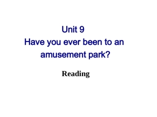 新目标英语八年级下册Unit-9-Reading