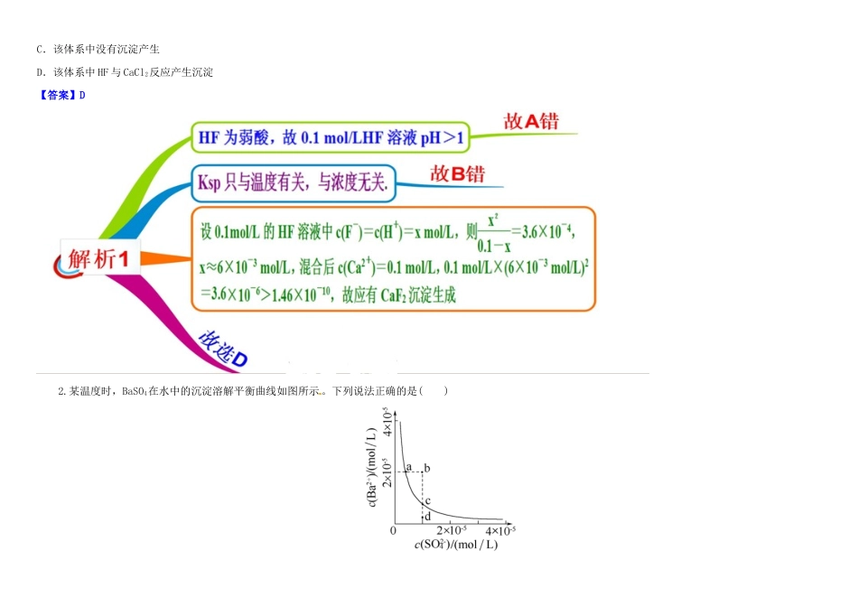 高中化学 3.4难溶电解质的溶解平衡教材图解学案 新人教版选修4-新人教版高二选修4化学学案_第2页