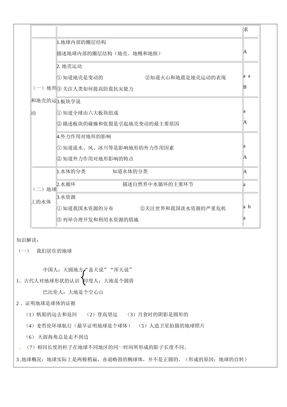 浙江省中考科学（物理部分）复习讲义 专题12 地球、宇宙、空间科学-人教版初中九年级全册物理教案_第2页