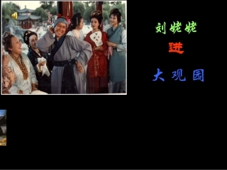 4、刘姥姥进大观园