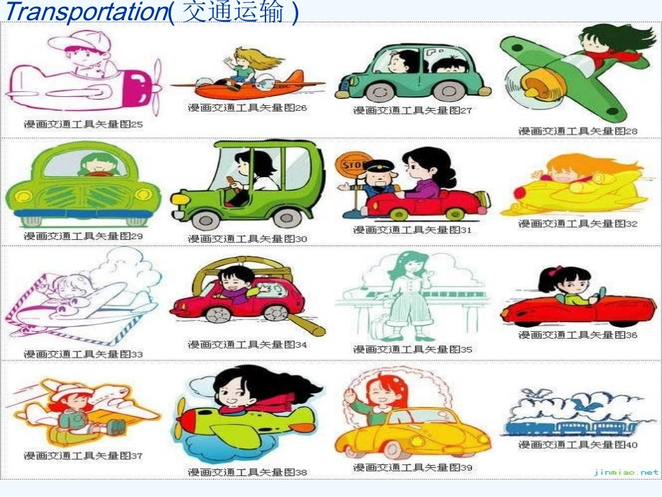 二年级上册Module7-Unit1-How-do-you-go-to-school_第2页