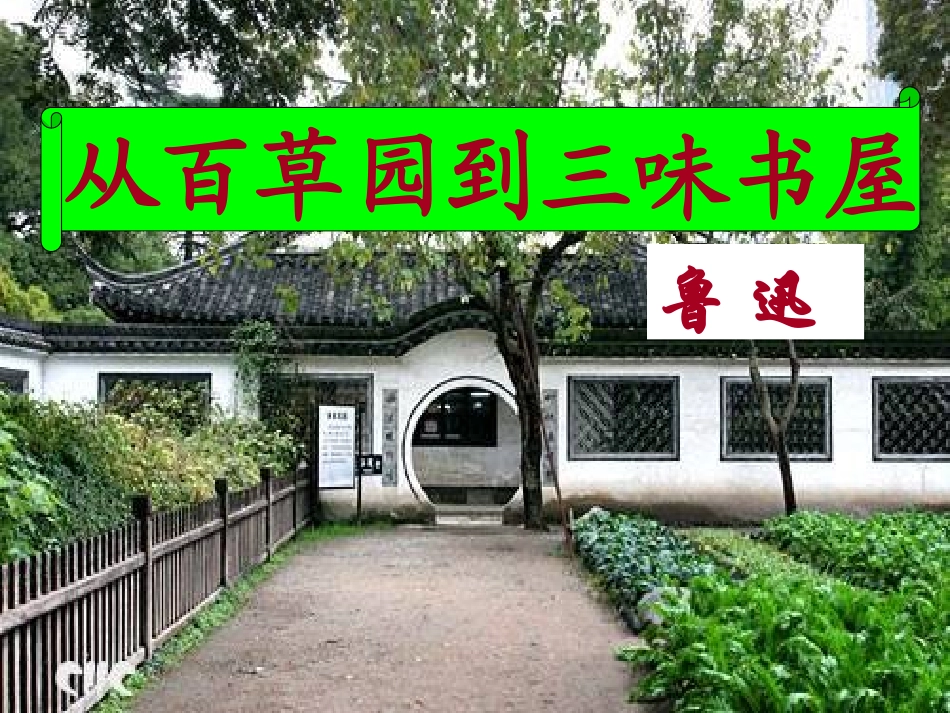 从百草园到三味书屋定用_第1页