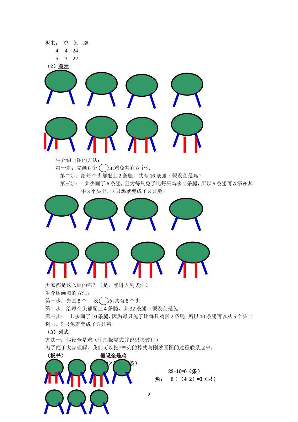 小学数学2011版本小学四年级教学设计-(3)_第2页