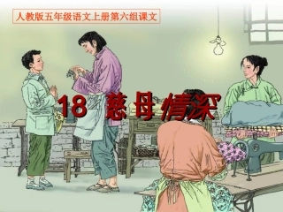 18课慈母情深