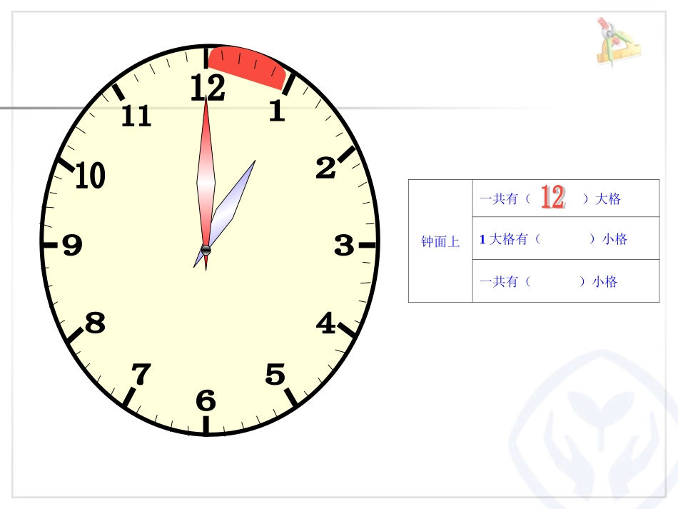 新人教版二年级数学上册《认识时间》_第2页