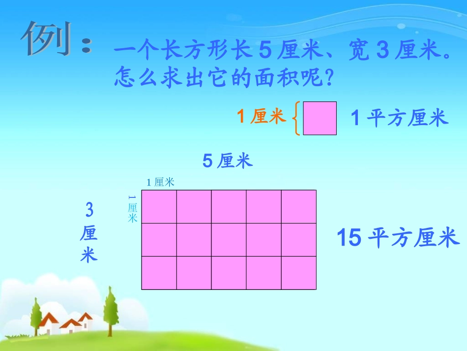 人教2011版小学数学三年级长方形面积公式PPT_第3页