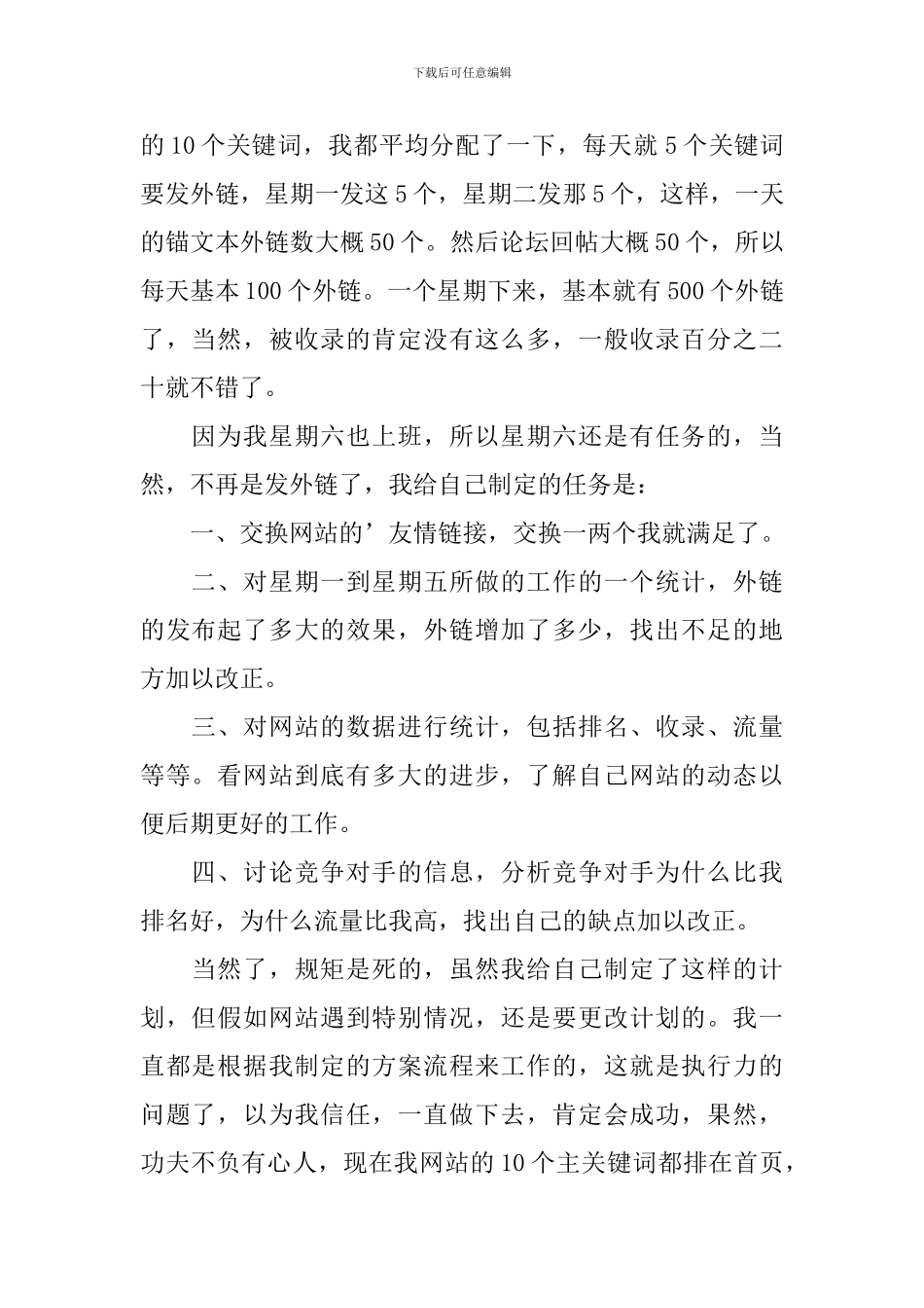 SEOER个人的工作计划_第2页