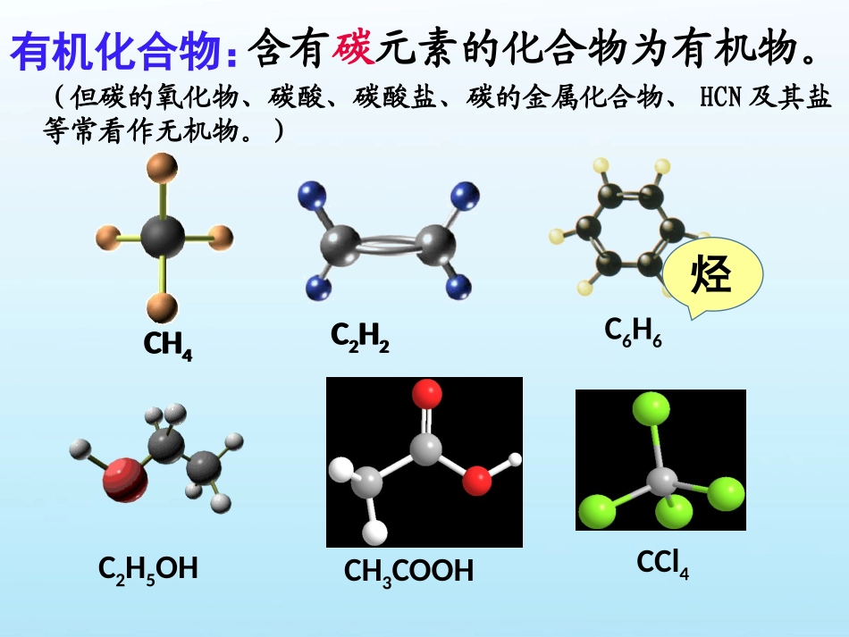 最简单的有机化合物——甲烷_第1页