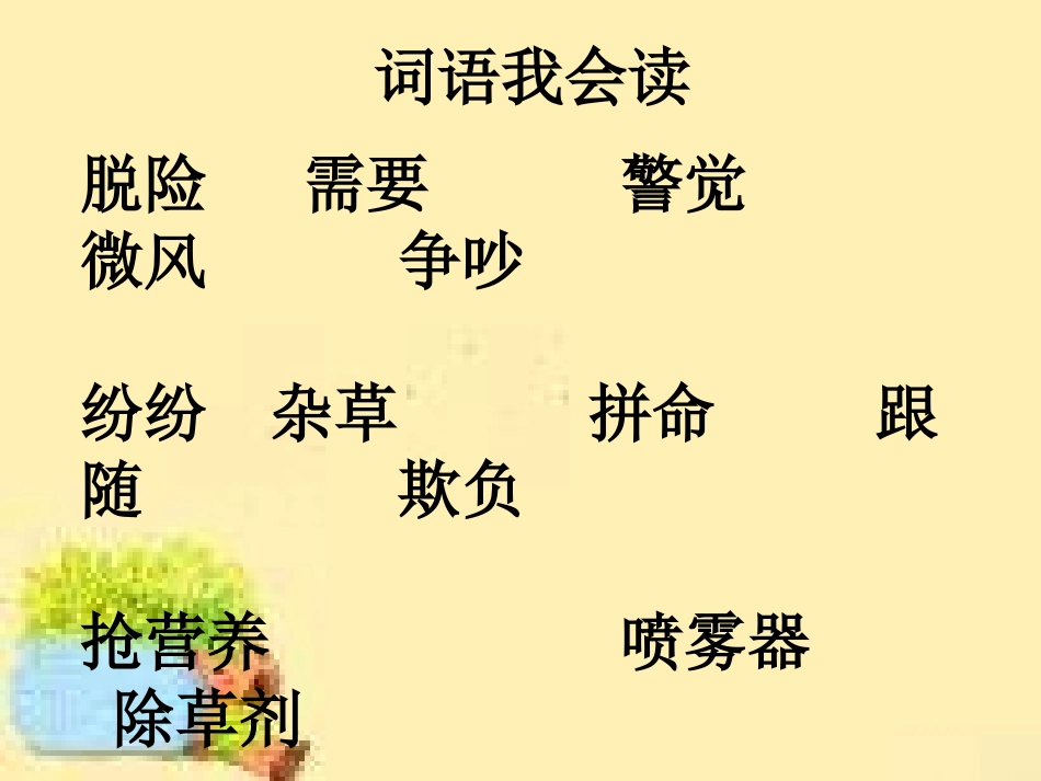 三年级语文上册第六组2-小稻秧脱险记第二课时课件_第3页