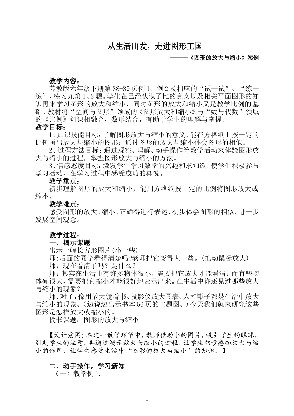 图形的放大与缩小案例(李颖颖)_第1页