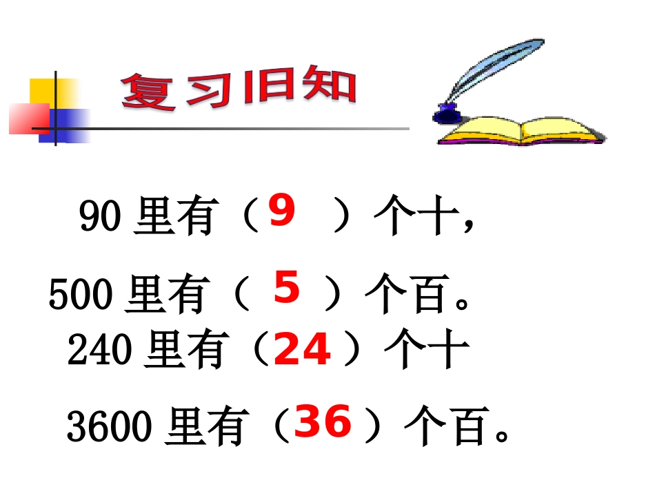 人教2011版小学数学三年级除数是一位数的口算除法-(3)_第3页