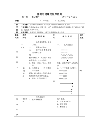 体育与健康实践课教1