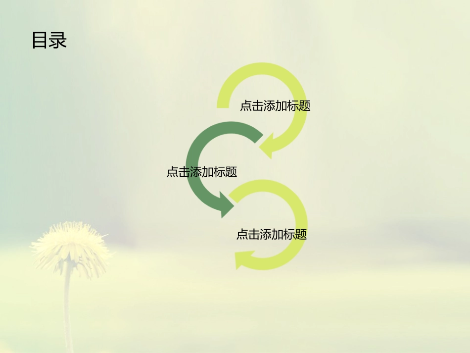 ppt青葱菊花模板_第2页