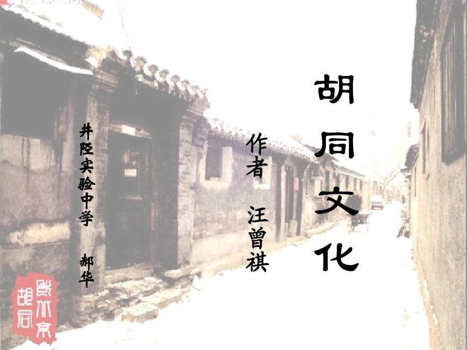 13胡同文化_第2页