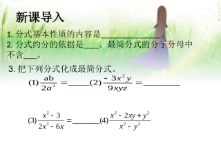 分式的基本性质-(5)
