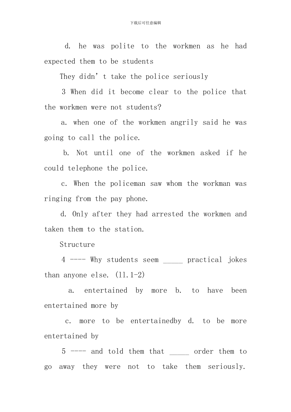 新概念第三册课后习题及答案Lesson40-42_第2页