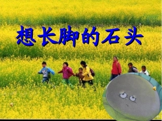 想长脚的石头