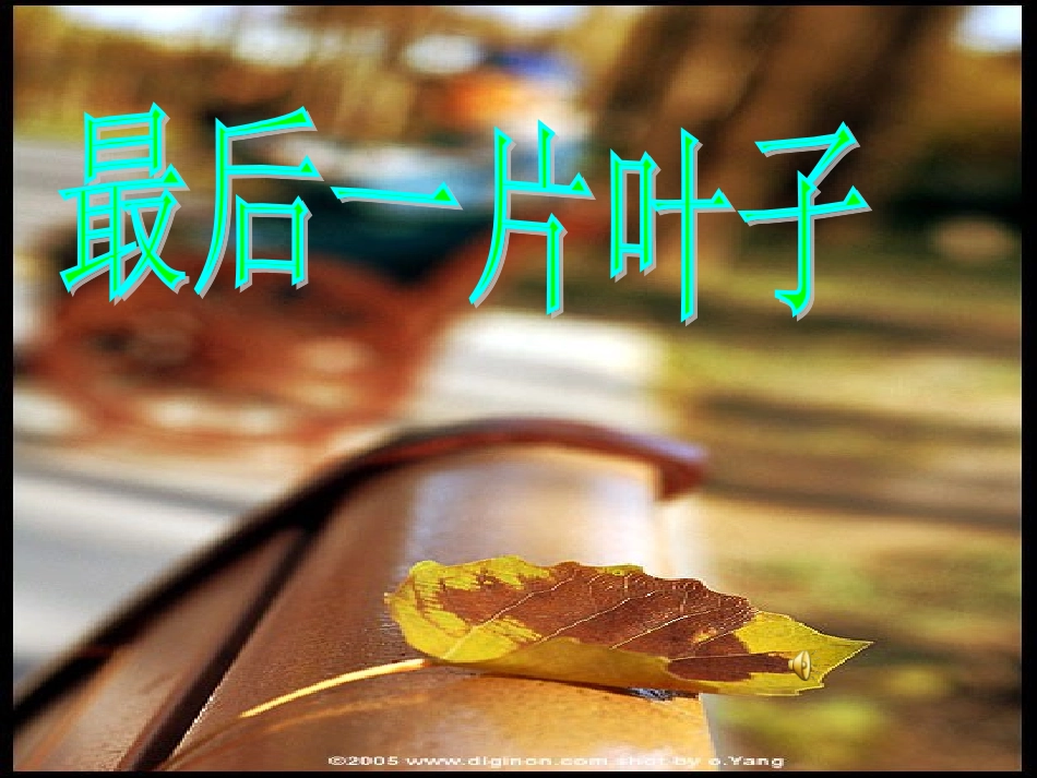 最后一片叶子曹遇大做_第3页