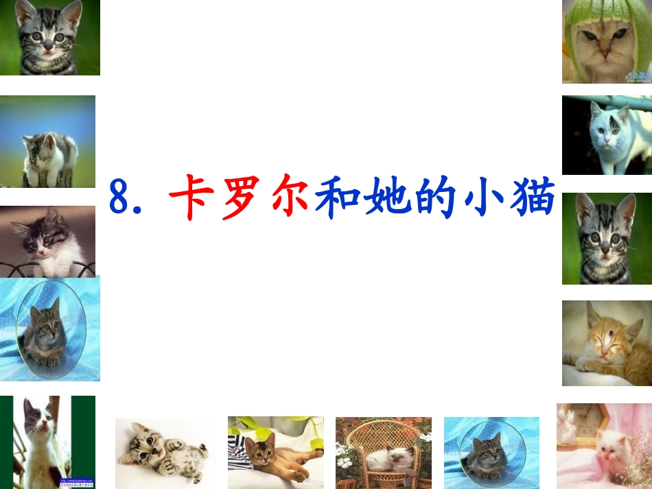 8卡罗尔和她的小猫.ppt_第1页