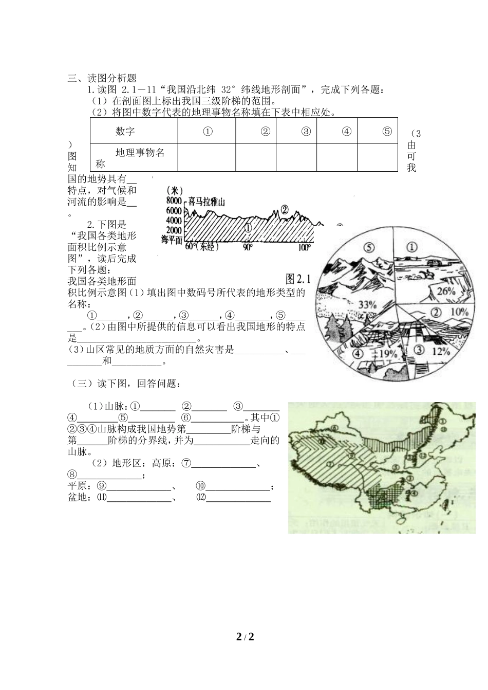 第一节-地势和地形_第2页