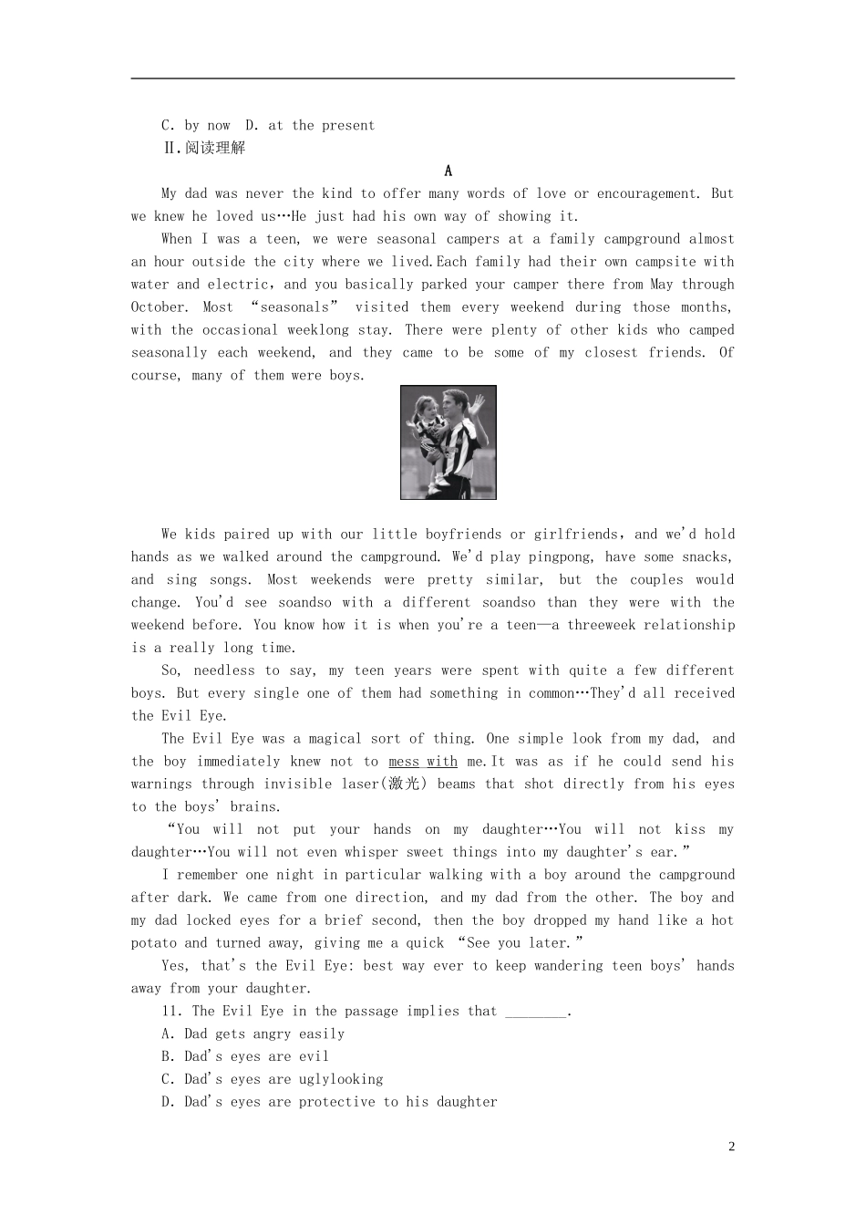 【湖北专用】2014届高考英语一轮复习课时作业-Unit-2-English-around-the-world-新人教版必修1_第2页