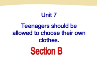 九年级unit-7-Section-B-第二课时