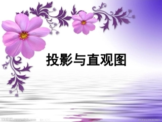 1.1.4投影与直观图
