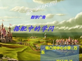 人教2011版小学数学三年级搭配中的学问-(4)