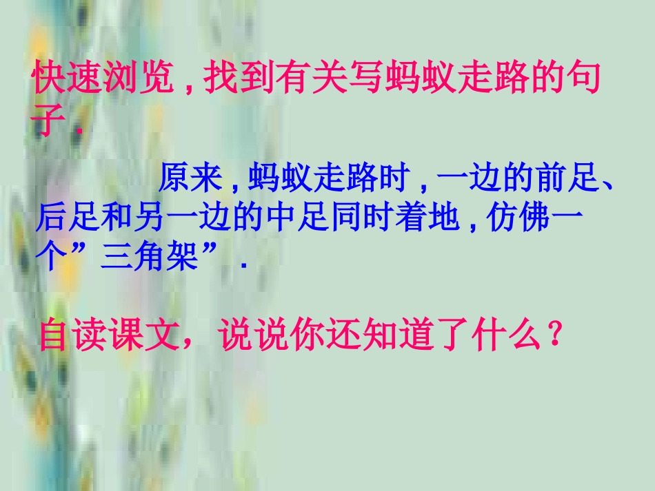 小学语文三年级课件-走路的奥秘-沪教版_第3页