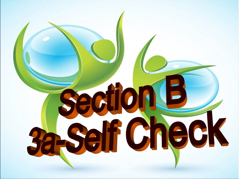SectionB3a—3bSelfcheck-(2)_第2页