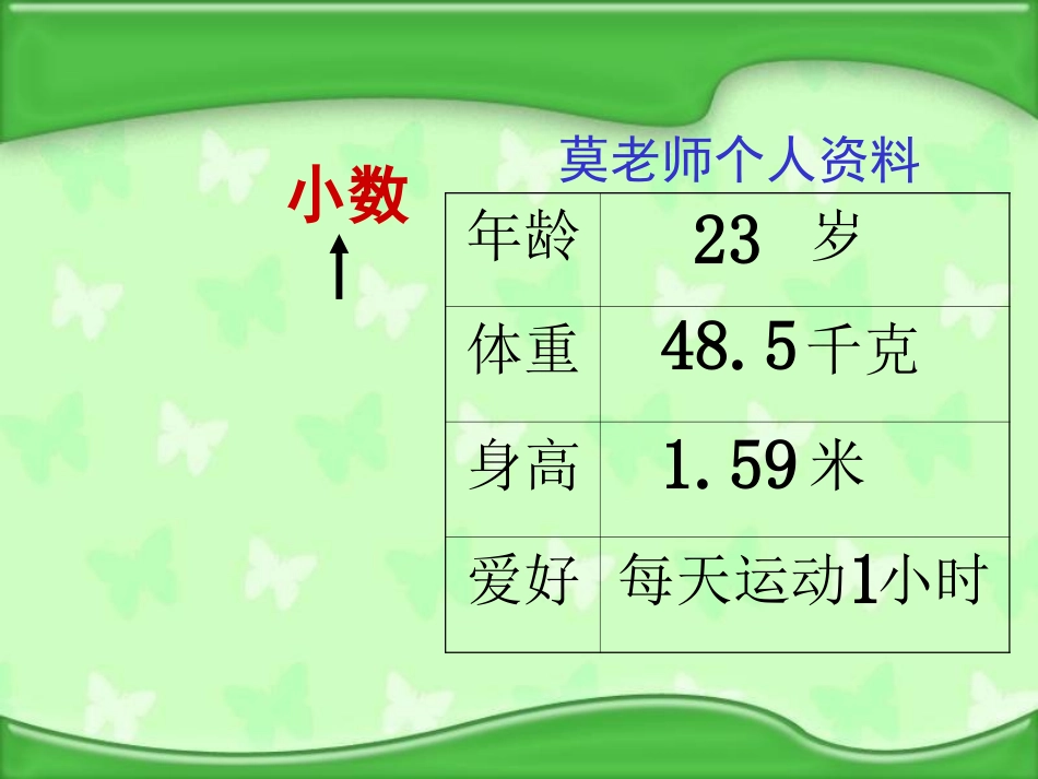 人教2011版小学数学三年级认识小数.201)_第3页