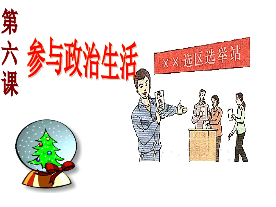6.3依法参与政治生活_第1页
