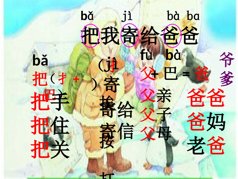 2014秋长春版语文一上《把我寄给爸爸》ppt课件2_第3页