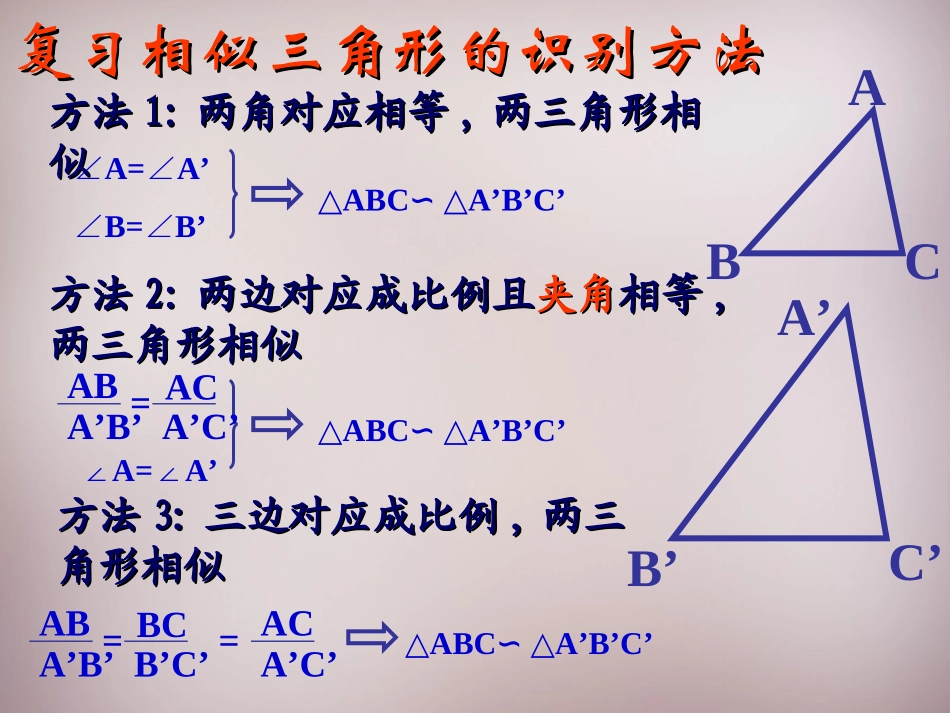相似三角形的性质及运用_第2页