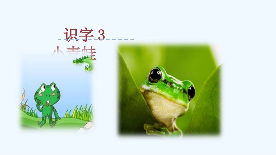 (部编)人教语文2011课标版一年级下册3.小青蛙_第2页