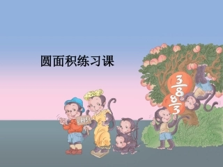 圆面积练习课