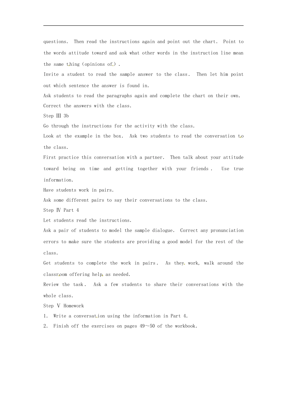 新疆石河子市第八中学九年级英语全册-Unit-12-You’-re-supposed-to-shake-hands-Period-3教案-人教新目标_第2页