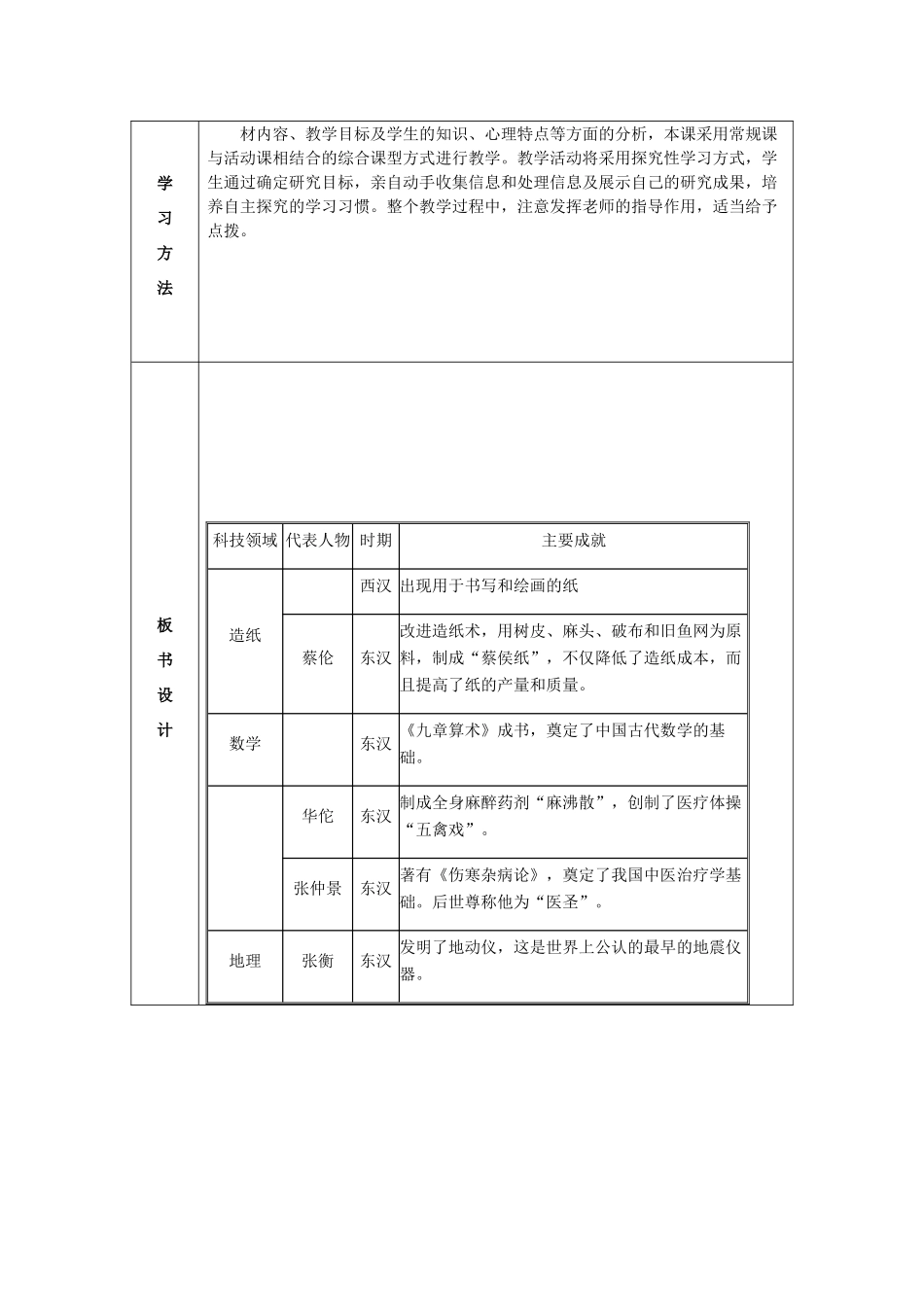 七年级历史上册 第16课 昌盛的秦汉文化（一）教案 新人教版_第2页