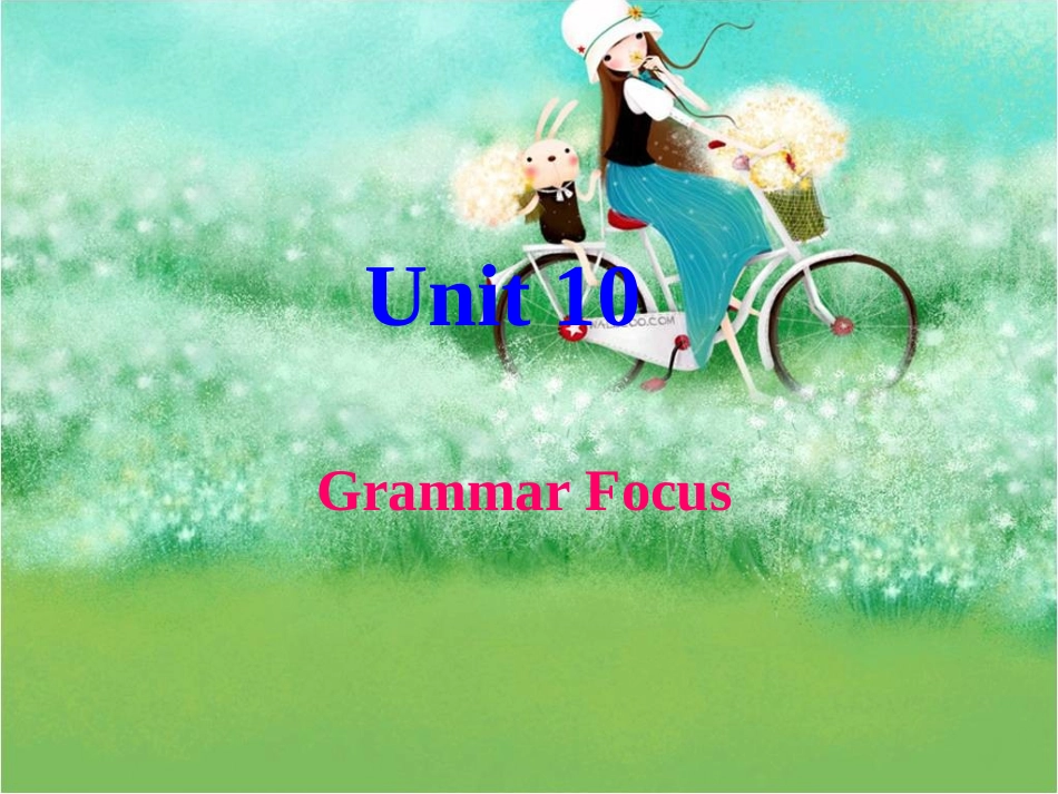 初二下unit10-Grammar-Focus_第1页