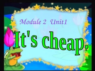 Unit1It’scheap.