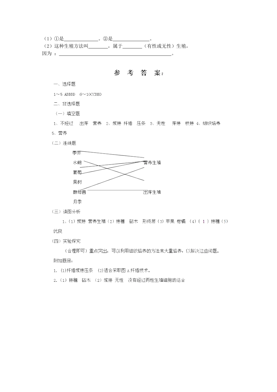 《第一节-生物的无性生殖》同步练习2_第3页