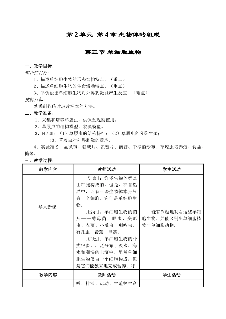 七年级生物生物体的组成_第1页