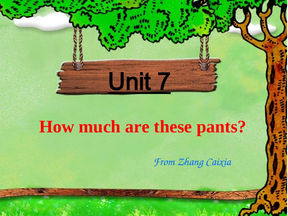 人教版七年级英语上unit7-1_第1页