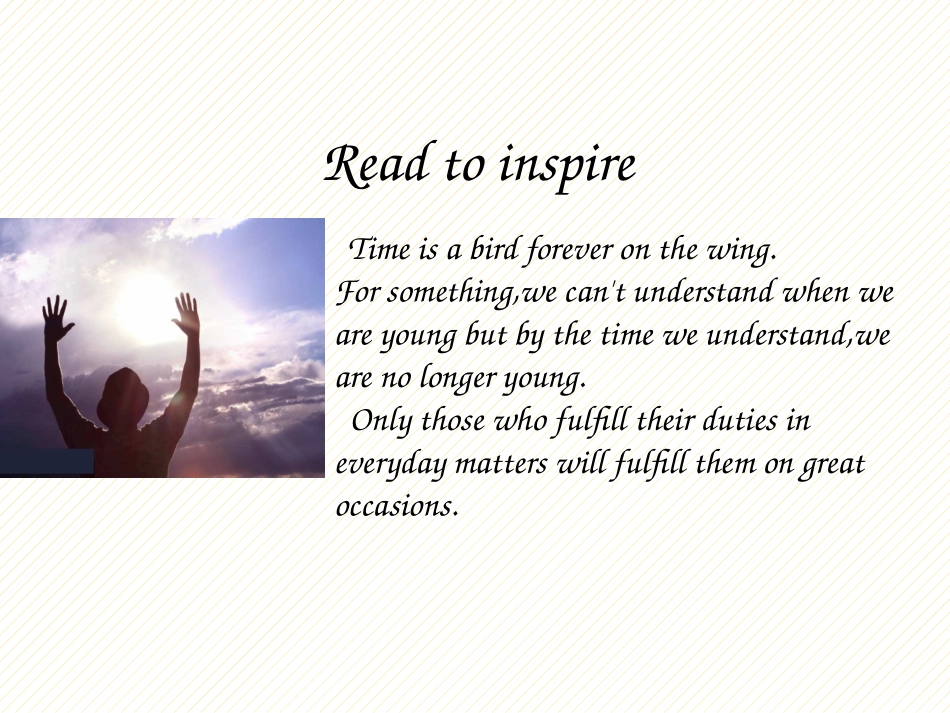 Reading(1)：Appreciatingliterature_第1页