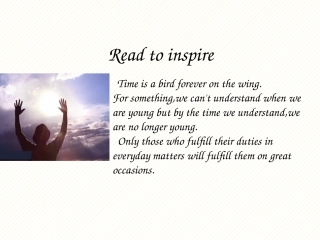 Reading(1)：Appreciatingliterature