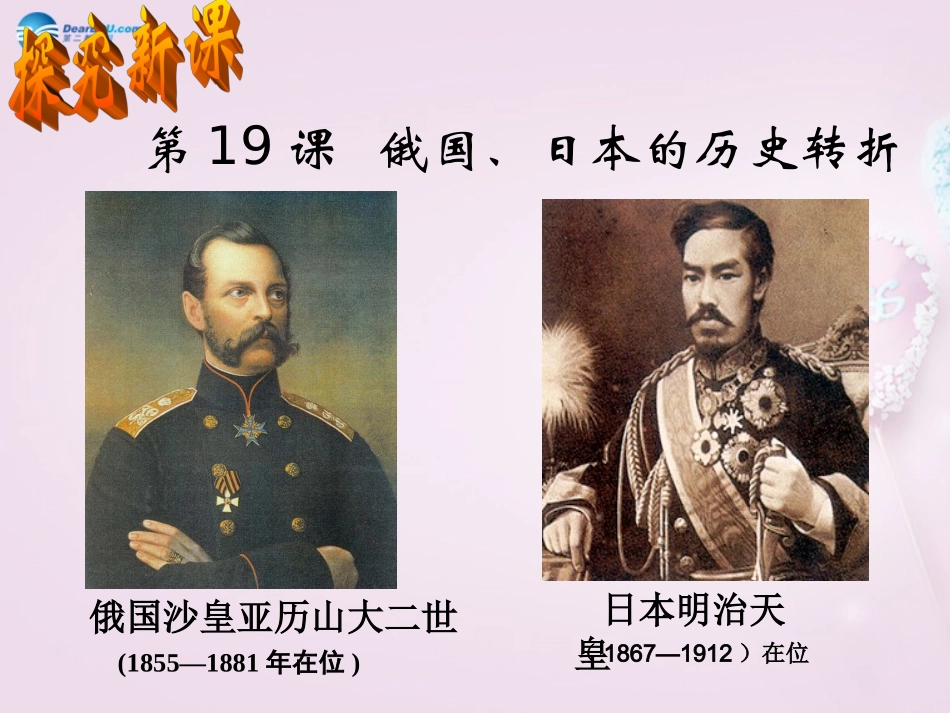 山东省青岛市黄岛区海青镇中心中学九年级历史上册 19 俄国、日本的历史转折课件 新人教版_第2页