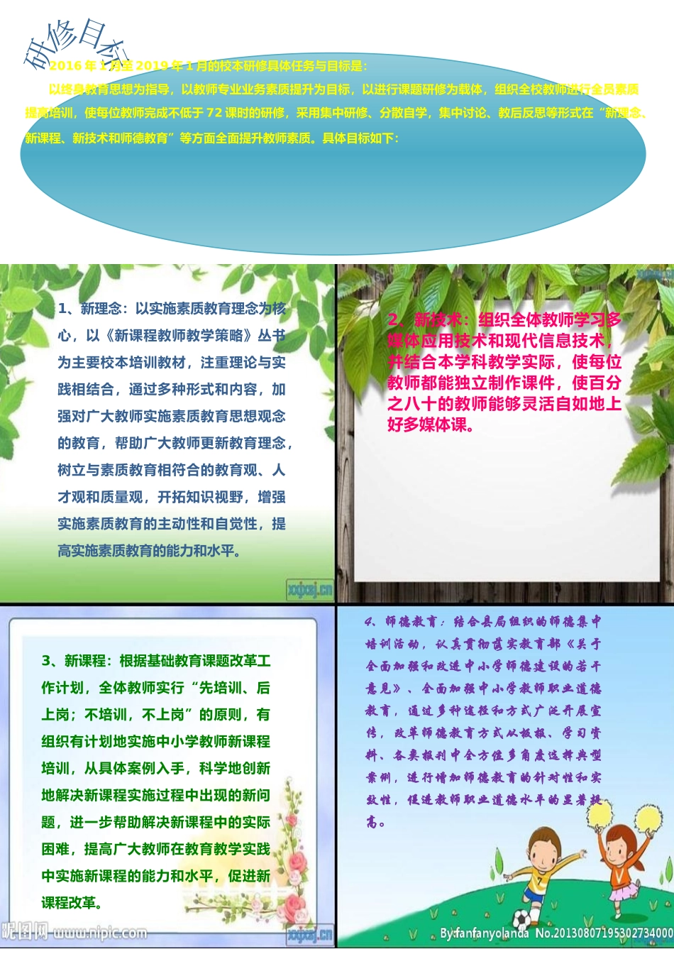 校本研修三年计划3_第2页