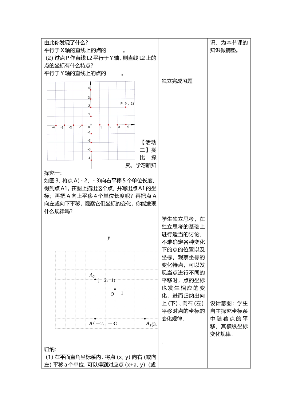 用坐标表示平移(一)(新人教版数学七年级下)_第2页