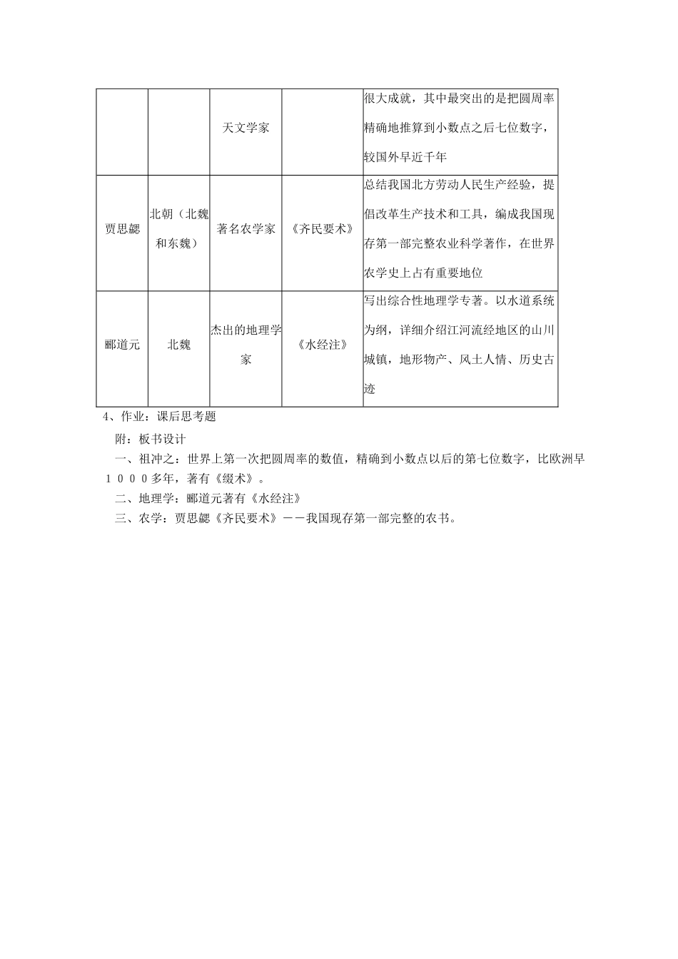 七年级历史上册 第24课承上启下的魏晋南北朝文化（一）教案 人教新课标版_第2页
