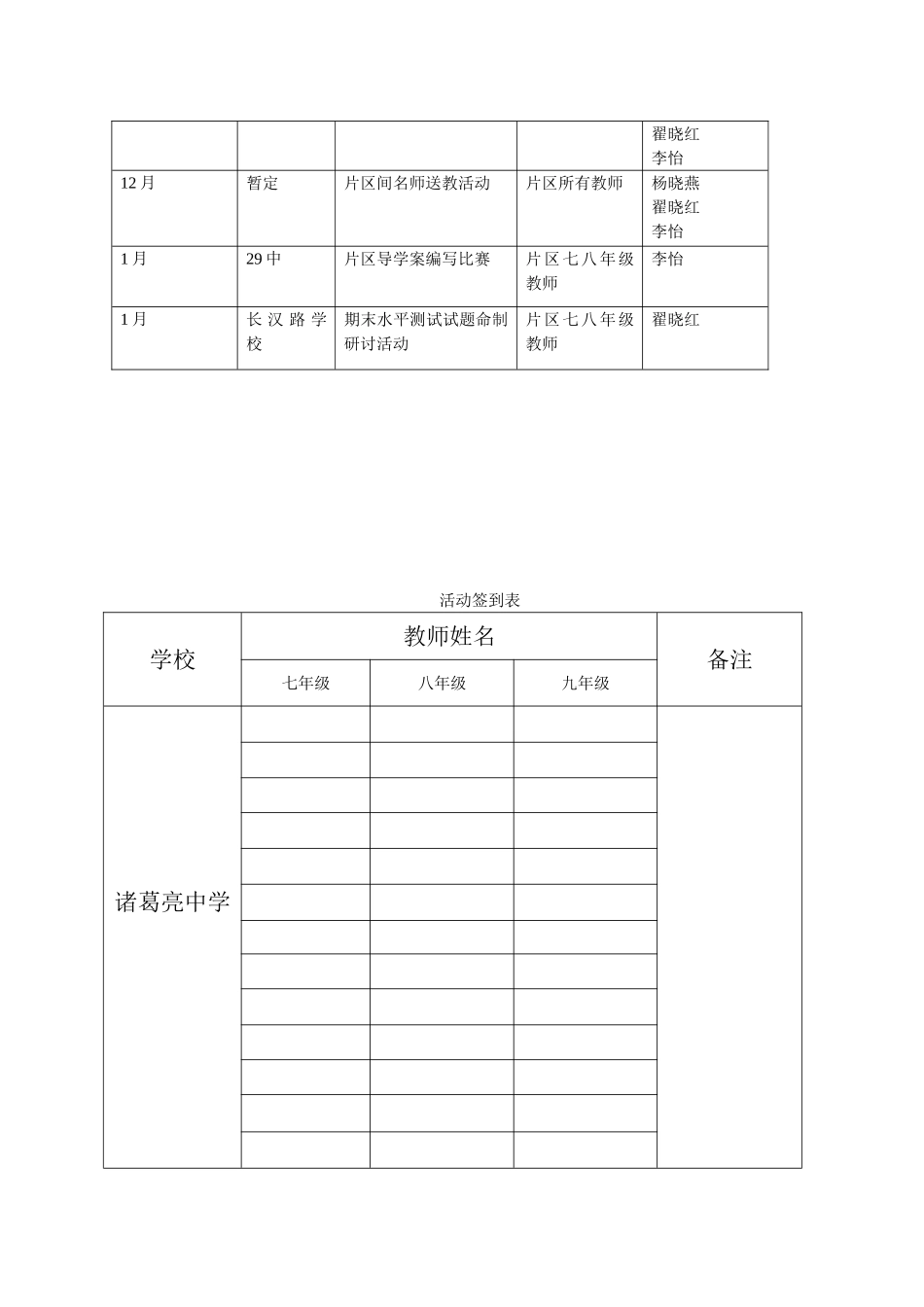 2014-2015教研活动计划_第2页
